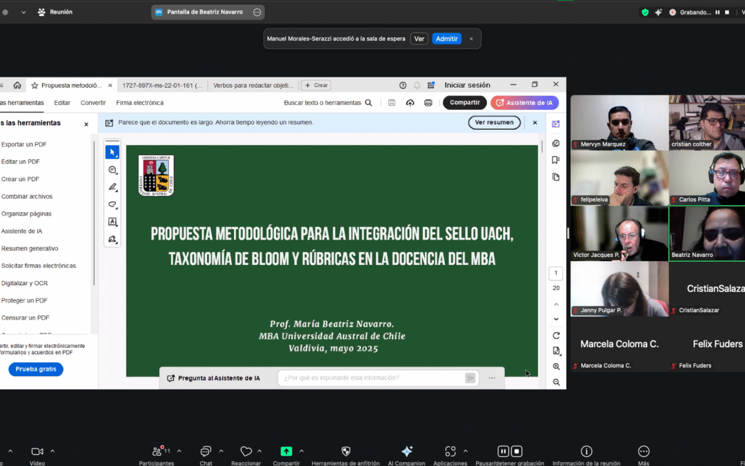 Webinar de capacitación para actualización de los programas de estudios